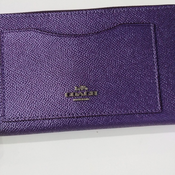 Purple Coach Periwinkle bag woth large wallet - Picture 5 of 5